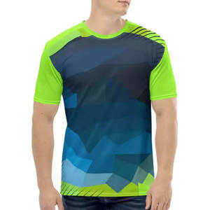 Nouveau T-shirt de sublimation pour homme, tendance du moment, disponible en différentes tailles / T-shirt de sublimation pour homme, longueur standard, pour un look tendance, en vente - Product Image 1