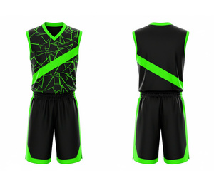 Custom Basketball Team Uniform Sublimation Jersey Set High Quality for Dry Breathable Polyester Jersey And Shorts For <b>Men</b> Women - Product Image 3
