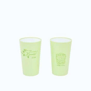 Frosted PP Single Wall <b>Plastic</b> Cup Printed Drinking Tumbler Lightweight Disposable Cup Office Home Canteen Food Stall Dining <b>Set</b> - Product Image 4