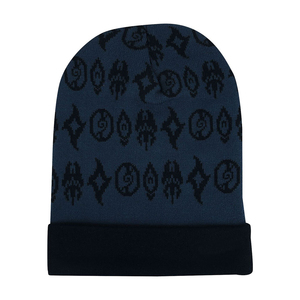 Custom Logo High Quality Fashion Warm <b>Winter</b> Jacquard Knitted Ripped Rivet Daily Adjustable Wool/Cotton Beanie <b>Hat</b> for <b>Men</b> Women - Product Image 3