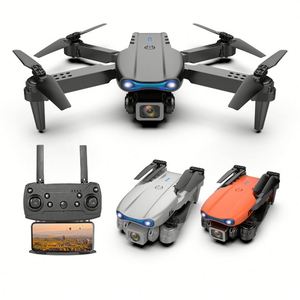 Drone E99 2025 – Petit format, double caméra HD 4K, zoom 50x, grand angle, maintien d'altitude, pliable, quadricoptère RC, transmission WiFi FPV 6KM - Product Image 1
