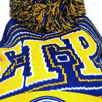 Bonnet Sigma Gamma Rho unisexe en tricot, chaud et extensible, avec revers, style décontracté, mode sororité, streetwear, vêtements personnalisés