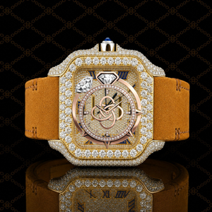 Reloj de Lujo para Hombre con Diamantes de Moissanita y Acero Inoxidable Premium - Product Image 1