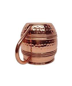 Copper Moscow Mule Mug | Handcrafted Eco-Friendly Shiny Pure Copper Cocktail <b>Beer</b> Mug | Modern Hammered Drinkware for Moscow - Product Image 4