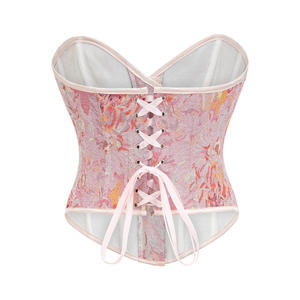 Sexy Women Bustier Overbust Floral Monet Oil Painting Corsets Tops Vintage Plus Size Korset Shapers Slimming Girl - Product Image 4