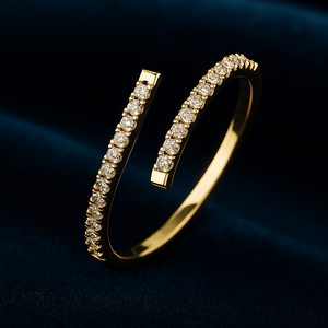 Anillo de Eternidad Personalizado, Anillo de Boda con Diamantes de Corte Redondo, Anillo de Diamantes CVD, Anillo de Diamantes Cultivados en Laboratorio de 14K/18K, Anillo Más Vendido - Product Image 2