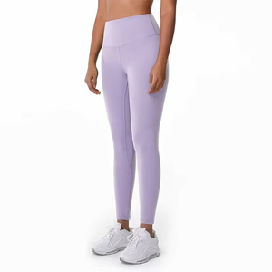 Leggings de Yoga para Mujer, Ecológicos, Elásticos en Cuatro Direcciones, con Bloques de Color, Cintura Elástica, Pantalones Deportivos de Longitud Completa - Product Image 1