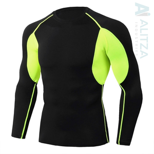 Conception personnalisée 2025 – Rashguard unisexe à manches longues en soie sérigraphiée, écologique, 220g, en matériau personnalisé, protection pour enfants, OEM - Product Image 4