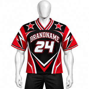 Maillot de sport unisexe à manches courtes respirant avec impression intégrale personnalisée, sublimation, logo personnalisé, fabriqué par Elson Sports - Product Image 2