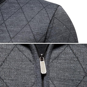 Men's Winter Viscose/Cotton Cable Knit <b>Pullover</b> <b>Sweater</b> Crew Neck Full Sleeve Solid Color Warm Anti-Pilling Front Logo - Product Image 4