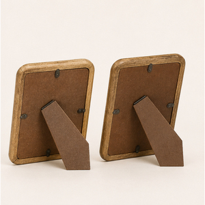Set of 2 <b>Vintage</b> Wooden Photo <b>Frame</b> Tabletop Rustic <b>Picture</b> <b>Frame</b> Bulk for Luxury Home Decor and Office Display Supplier - Product Image 3