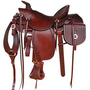 Selle de course en cuir véritable et bois, style anglais, durable, confortable et de haute qualité, pour chevaux australiens et européens, vente en gros - Product Image 6