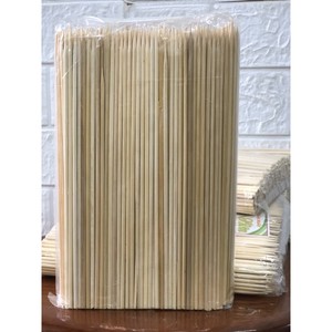 Brochette de bambou écologique biodégradable 100% bâtons de brochette de bambou naturel contact jetable WA + 84916930070 - Product Image 2