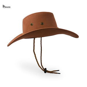Sombrero de Lona de Algodón Marrón Relevo Industries, Correa Ajustable, Unisex, Estilo Casual para Exteriores, Ala Ancha, Primavera/Verano, para Adultos - Product Image 4