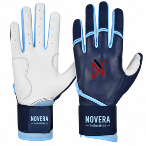 Gants de frappe de baseball rembourrés, respirants, légers, personnalisables, unisexes, avec support professionnel du poignet en cuir de mouton - Product Image 1