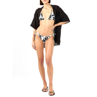 Ensemble de bikini imprimé personnalisé pour femmes, maillot de bain deux pièces, haut triangle, bas à bretelles, vêtements de plage sexy, maillot de bain d'été