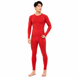 Traje de Compresión Estilo Carreras para Motociclistas, Ropa Interior Térmica Deportiva de Secado Rápido, Anti-UV y Transpirable - Product Image 1