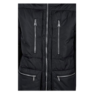 Manteau matelassé long classique à capuche Solid Trader, 70 % écoresponsable, réversible, rembourrage en fibres haute densité, chaud au quotidien, excellente qualité - Product Image 4