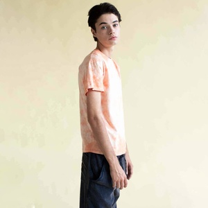 เสื้อยืดไทไดด์พิมพ์ลายทั้งตัวสำหรับผู้ชาย ผ้าฝ้าย 100% แขนสั้น พิมพ์ลายดิจิตอล โลโก้ด้านหน้า แบบถัก - Product Image 3