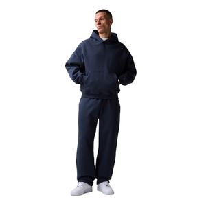 Custom Men's Relaxed Fit Tracksuit Premium Cotton Lounge <b>Set</b> Private Label OEM Manufacturer - Product Image 1