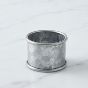 Galvanized <b>Napkin</b> Rings Holders <b>Silver</b> Metal Stainless Steel Suitable For Table Decoration Kitchenware Items - Product Image 3