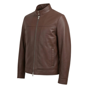 Vestes en peau de mouton originales pour motards, style élégant, vente en gros, idéales pour l'hiver, garantie de remboursement, vestes en cuir originales pour hommes - Product Image 2