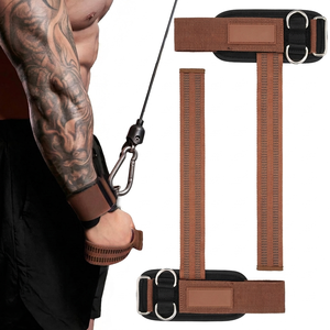 Sangles de levage personnalisées avec anneaux en D pour l'haltérophilie, l'entraînement, la gymnastique, le CrossFit, la musculation et les exercices de force, sangles de poignet - Product Image 6