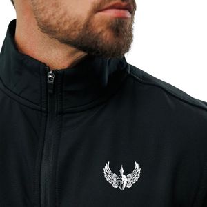 Chaqueta de Forro Polar para Hombre con Cierre de Cremallera, Manga Larga, Térmica, para Entrenamiento, Gimnasio, Deporte al Aire Libre - Product Image 3