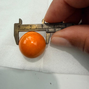 ไข่มุกเมโลธรรมชาติเปล่งประกายด้วยความสง่างามเหนือกาลเวลา เหมาะสำหรับการสร้างสรรค์เครื่องประดับสุดหรูและการตกแต่งอย่างมีระดับ ไข่มุกเมโลขนาด 23 มม. - Product Image 1