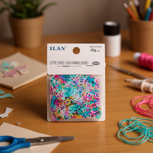 Paillettes a forma di lettera ILAN 20g per lavori artigianali - Product Image 2