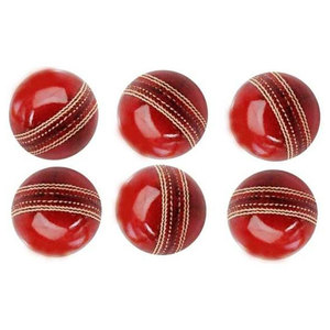 ลูกคริกเก็ตเย็บด้วยหนัง คุณภาพพรีเมียม สำหรับฝึกซ้อมและแข่งขัน อุปกรณ์กีฬาสำหรับมืออาชีพ ใช้กลางแจ้ง - Product Image 1