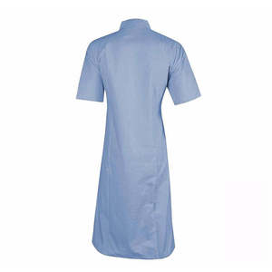 Bata de Paciente Unisex Reutilizable de Polialgodón, Manga Corta, Bata Médica de Hospital, Uniforme de Enfermera con Estampado ODM, Calidad Premium - Product Image 6