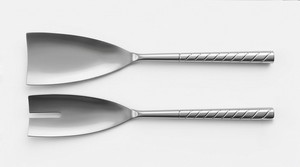 Ensembles de couverts décoratifs pour table à manger, avec poignée torsadée en métal, en acier inoxydable de qualité supérieure, de style royal et design - Product Image 5