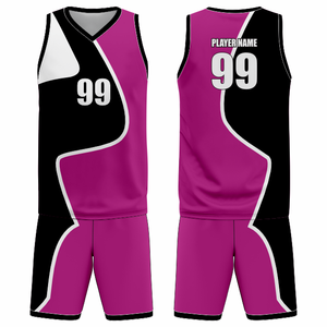 Uniforme de Baloncesto Personalizado de Alta Calidad – Camiseta y Pantalones Cortos Sublimados 100% Poliéster - Product Image 3