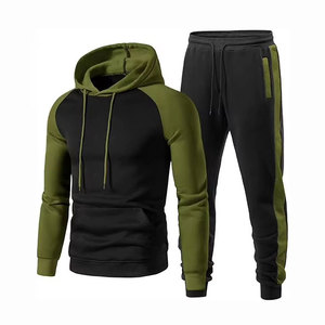 Survêtement d'entraînement personnalisé OEM 2025 pour homme, respirant, 100 % polyester, col montant, demi-fermeture éclair, manches longues - Product Image 6