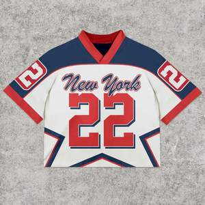 Camisetas de Fútbol de Alta Calidad con Sublimación y Bordado para Hombre, Camiseta Deportiva Hip Hop para Adultos, Camisetas para Equipos Deportivos - Product Image 3