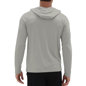 Sudaderas de Pesca de Secado Rápido, Transpirables, Hechas de Poliéster de Alta Calidad, Fabricadas por un Fabricante Profesional, con Protección Solar UPF 50+ - Product Image 2