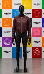2026 Women’s Burgundy Leather Bomber <b>Jacket</b> Custom Logo Premium Cropped <b>Zip</b> <b>Up</b> Casual Fashion <b>Jacket</b> Made In Pakistan - Product Image 5