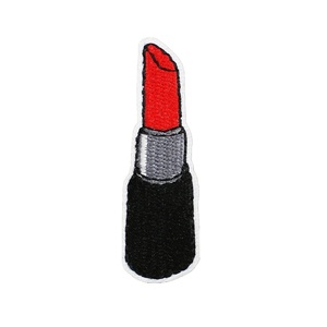 Patchs brodés fer sur Patch couture sur vêtements autocollants rouge fraise broderie fusible Applique Badge décoration rayures - Product Image 1