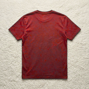 Camisetas de manga corta rojas al por mayor de alta calidad con logotipo personalizado, 100% algodón, ecológicas y antiencogimiento para hombre - Product Image 5