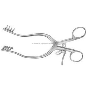 Rétracteur chirurgical manuel en acier inoxydable réutilisable A-1 VERITAS Andersonn-Adson à pointes aiguisées et émoussées, faible MOQ |   Sutur - Product Image 1