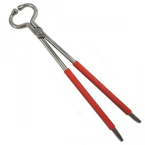 Cox Pince à taureau à long manche en acier inoxydable durable, instrument vétérinaire avec anneaux nasaux pour bovins et animaux de grande taille - Product Image 5