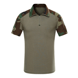 T-shirt d'été décontracté à manches courtes, léger, respirant, écologique, pour la chasse tactique, équipement de plein air - Product Image 1