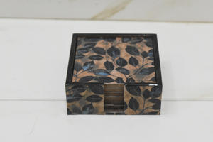 <b>Set</b> Wooden <b>coaster</b> with Holder Customized Print With Meena <b>Coaster</b> Wood <b>Table</b> Top Polished Wedding Dining <b>Table</b> Decor <b>Coaster</b> - Product Image 5