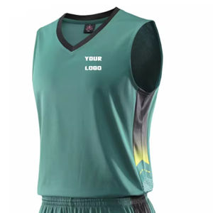Uniforme de Baloncesto Transpirable en Oferta, Ropa Deportiva Personalizada en Blanco, Uniforme de Baloncesto Transpirable de Último Diseño para Hombre - Product Image 4