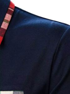Polo décontracté classique pour homme en coton à manches courtes |   Tissu confortable et respirant |   Impression de logo personnalisé - Product Image 3