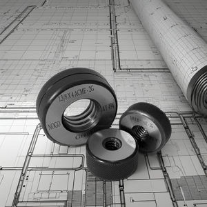 AUGST LINES Calibradores de Anillo de Rosca ACME de 4" x 3, Tipo Stub, GO/NOGO 2g 3g 4g, Herramienta de Medición de Rosca Externa, Acero Endurecido por Inmersión en Aceite, 1 Año - Product Image 6