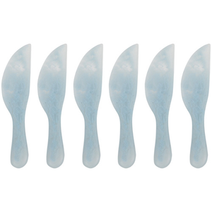 Elegant Resin <b>Cheese</b> Dessert <b>Knife</b> Handmade Marble Texture Aqua Swirl Dishwasher Safe Eco-Friendly Kitchen Tool for Home Hotel - Product Image 3