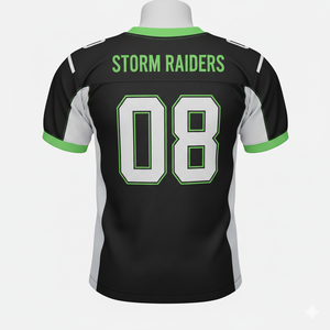 Jersey de Fútbol Americano Personalizado de la Serie Elite Rams, Malla Pesada de Spandex/Algodón, Antibacteriano, Uniformes con Costuras de Precisión - Product Image 2