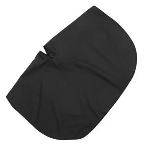 Cape de coiffure professionnelle noire en polyester, résistante à l'eau, pour barbier, salon, coupe de cheveux, coloration, coiffage, réutilisable - Product Image 3